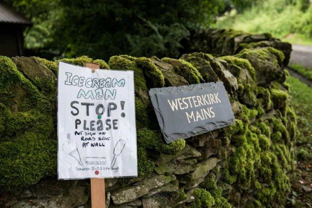 Westerkirk Mains Villa Bentpath Eksteriør billede